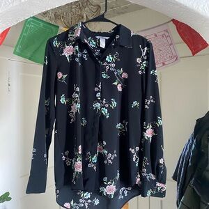 Floral H&M button down.
